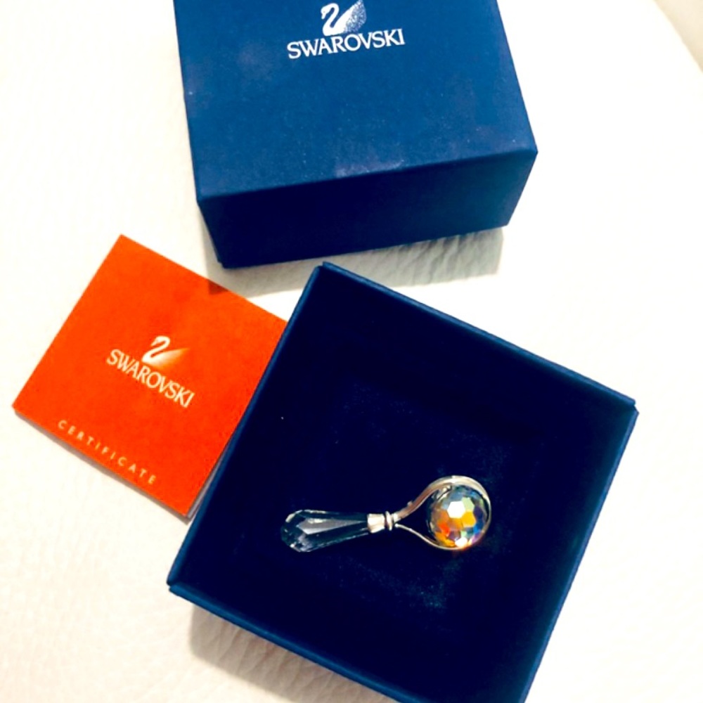 Swarovski Crystal Baby Rattle